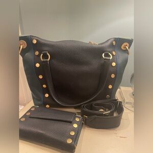 Hammitt Toluca Blue large Daniel with matching Levy